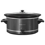 Hamilton Beach Slow Cooker, Oval Shape, 8 Quart Capacity
