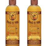Howard Feed-N-Wax Wood Polish & Conditioner Beeswax Polish 16oz (2)