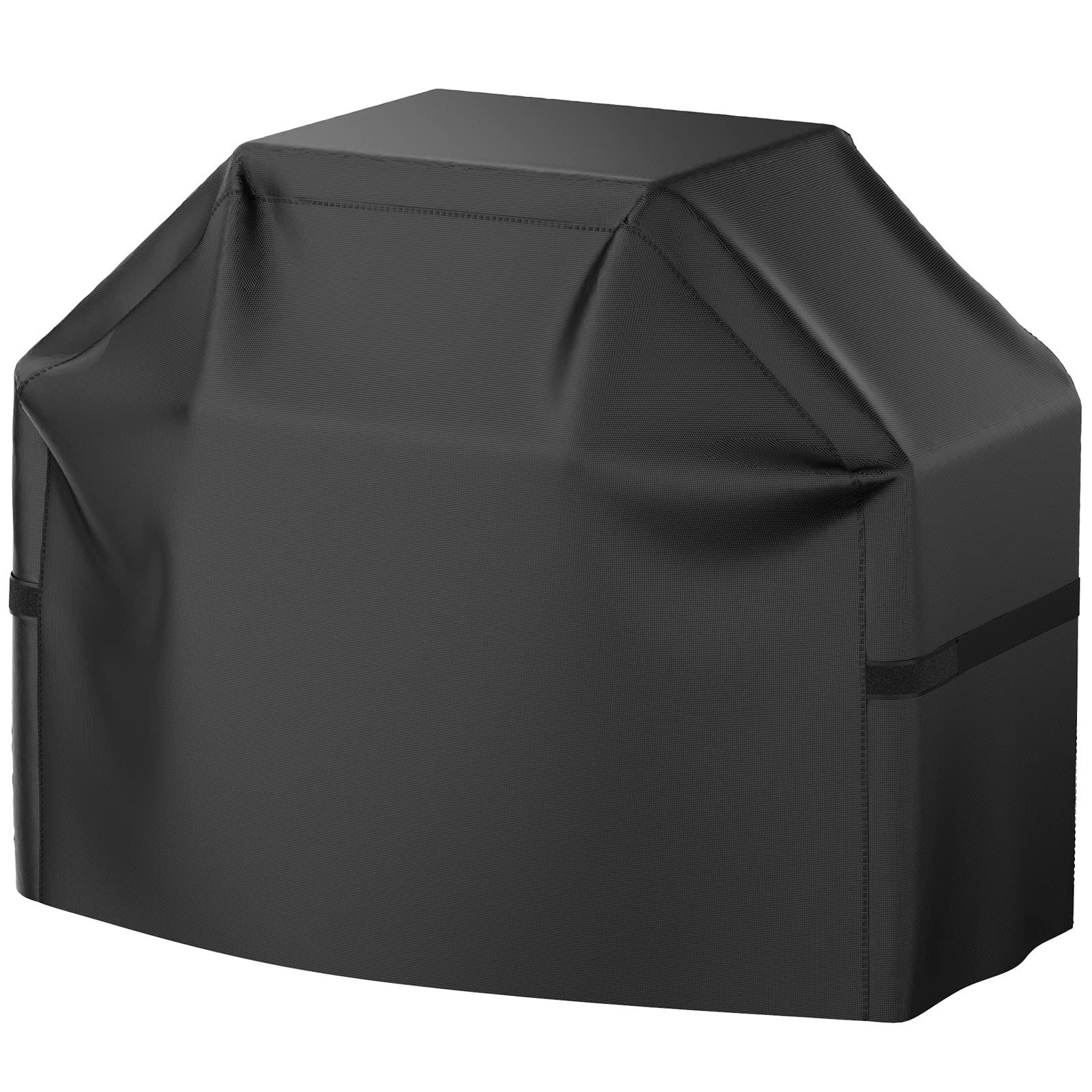 3a2f897cf03a2ee6f1f8e97ac9c31d76eeb1e5d750aa2a2b8697716229f224c6.jpg BBQ Grill Cover, Waterproof, Weather Resistant, Rip-Proof, Anti-UV, Fade Resistant, with Adjustable Velcro Strap, GAS Grill Cover for Weber,Char - Image 1