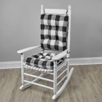 Klear Vu Solarium Jurby Indoor/Outdoor Rocking Chair Pad Seat and Seatback Cushion Set, 859651XL-19