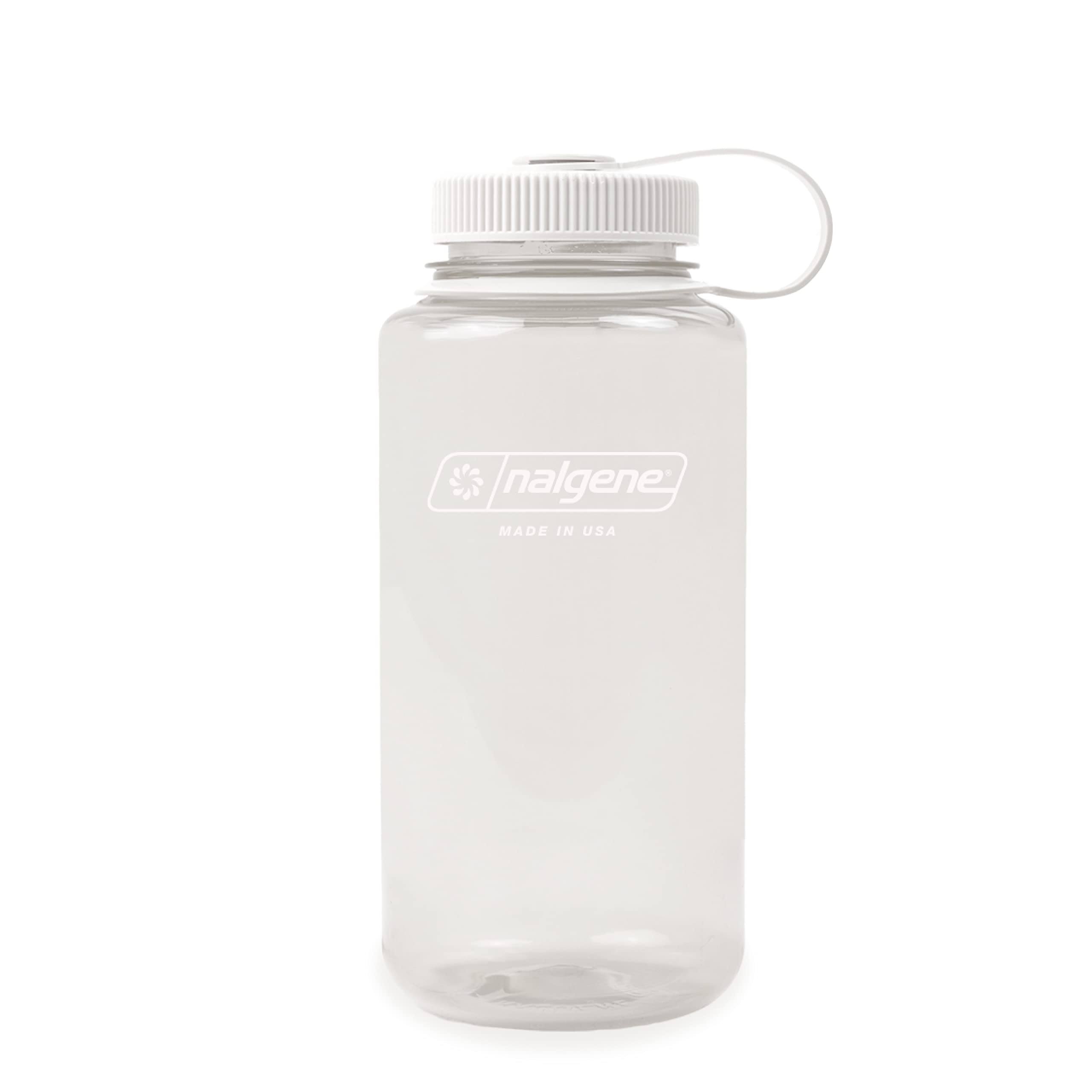 3a5e68b12f57df143c5ba3400a54a1560ee0cff09ce43c80a15b4d18ef8075da.jpg Nalgene Sustain 32 oz. Wide Mouth Water Bottle Cotton - Image 1