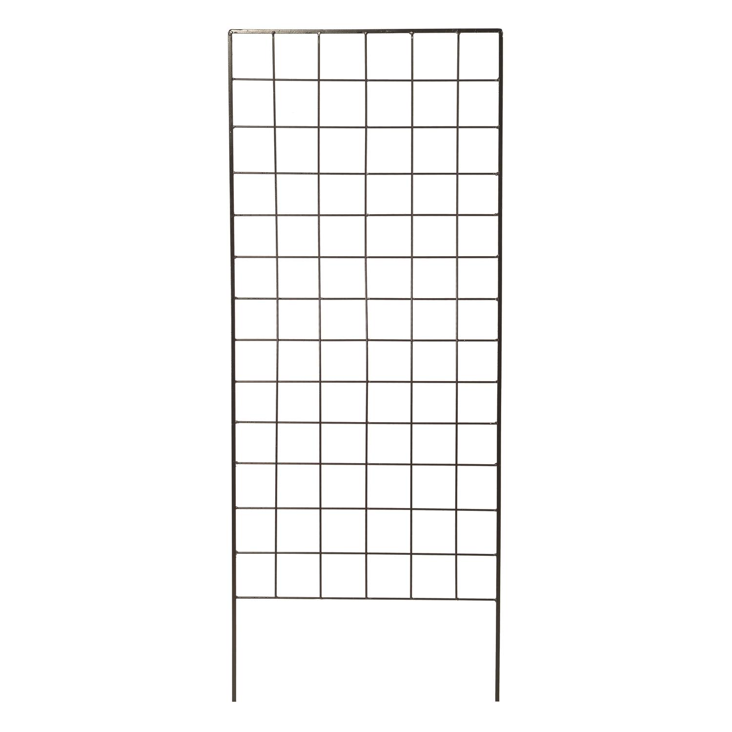 3aa272a762d5eb38963ca8aea7b378ebdbfb4a7e7e90f6e0e880e04a5de19b1d.jpg American GardenWorks Stnmb Steel Garden Trellis, Black, 64" H - Image 1