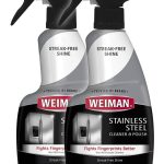 Weiman Stainless Steel Cleaner and Polish - 12 Ounce (2 Pack) - Removes Fingerprints, Residue, Water Marks and Grease from Appliances - Refrigerators