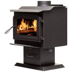Ashley Hearth AW1120E-P Pedestal Wood Stove - 1200 sq. ft.
