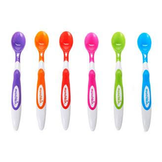 3b0c1393094108f00755ecf597a621757cd16faac1007e7e929c7802e556d378.jpg Munchkin BPA Free Soft Tip Infant Spoon - 6 Pack - Image 1