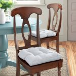 Indoor Dining Chair Cushion Andover Mills Fabric Ivory