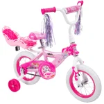 Princess Girls' 12" Bike with Doll Carrier by Huffy