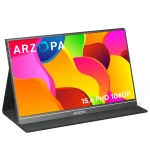 ARZOPA Portable Monitor. 15.6'' 1080P FHD Laptop Monitor