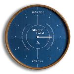 Tide Clock - Atlantic Coast Classic Blue | Salty Home