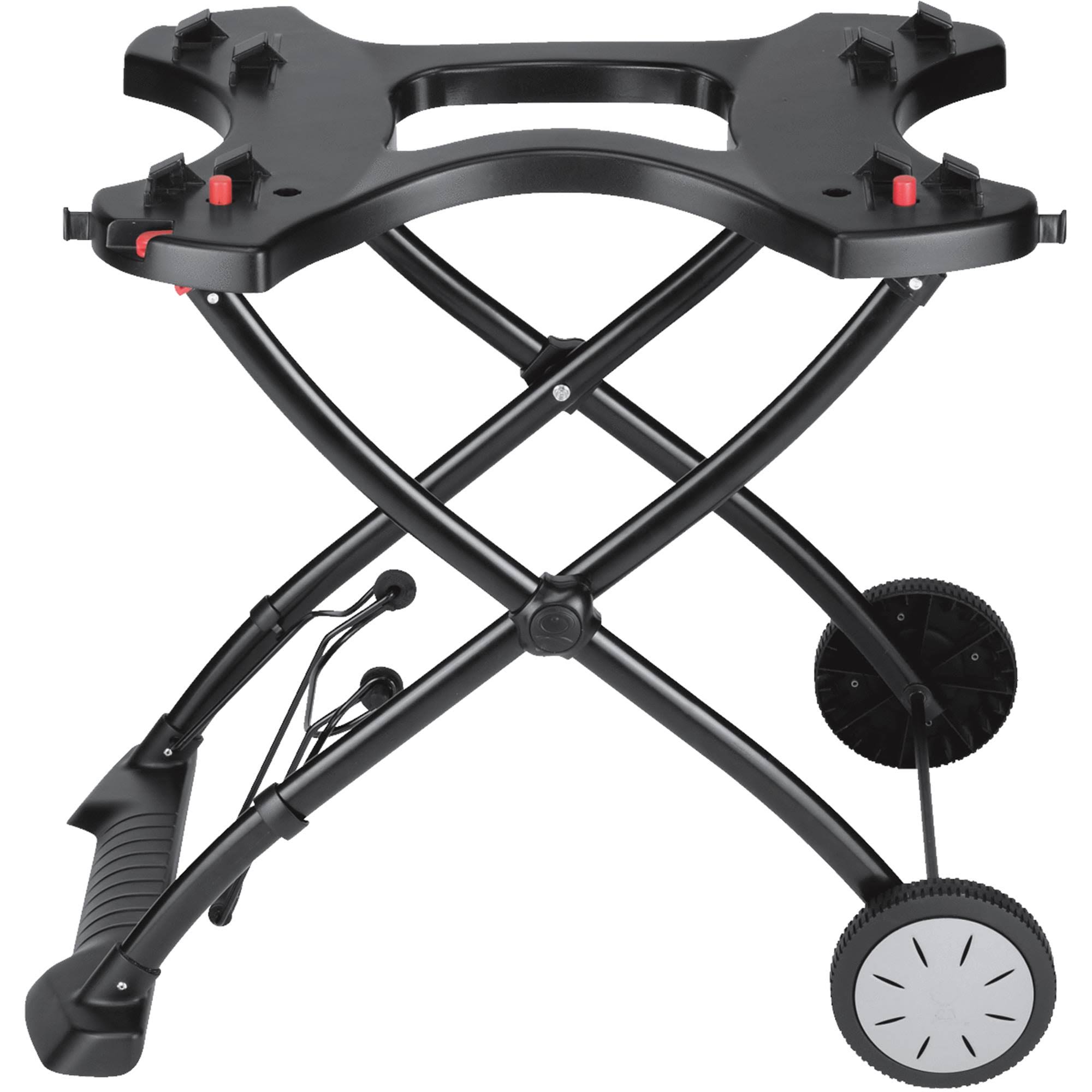 3bfea124898c02be162e6089dc41bfd9df74aed9342480dccab7ab7e5e85955e.jpg Weber Q Series Portable Grill Cart, Black - Image 1