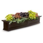Mayne 5 ft. Nantucket Window Box - Espresso