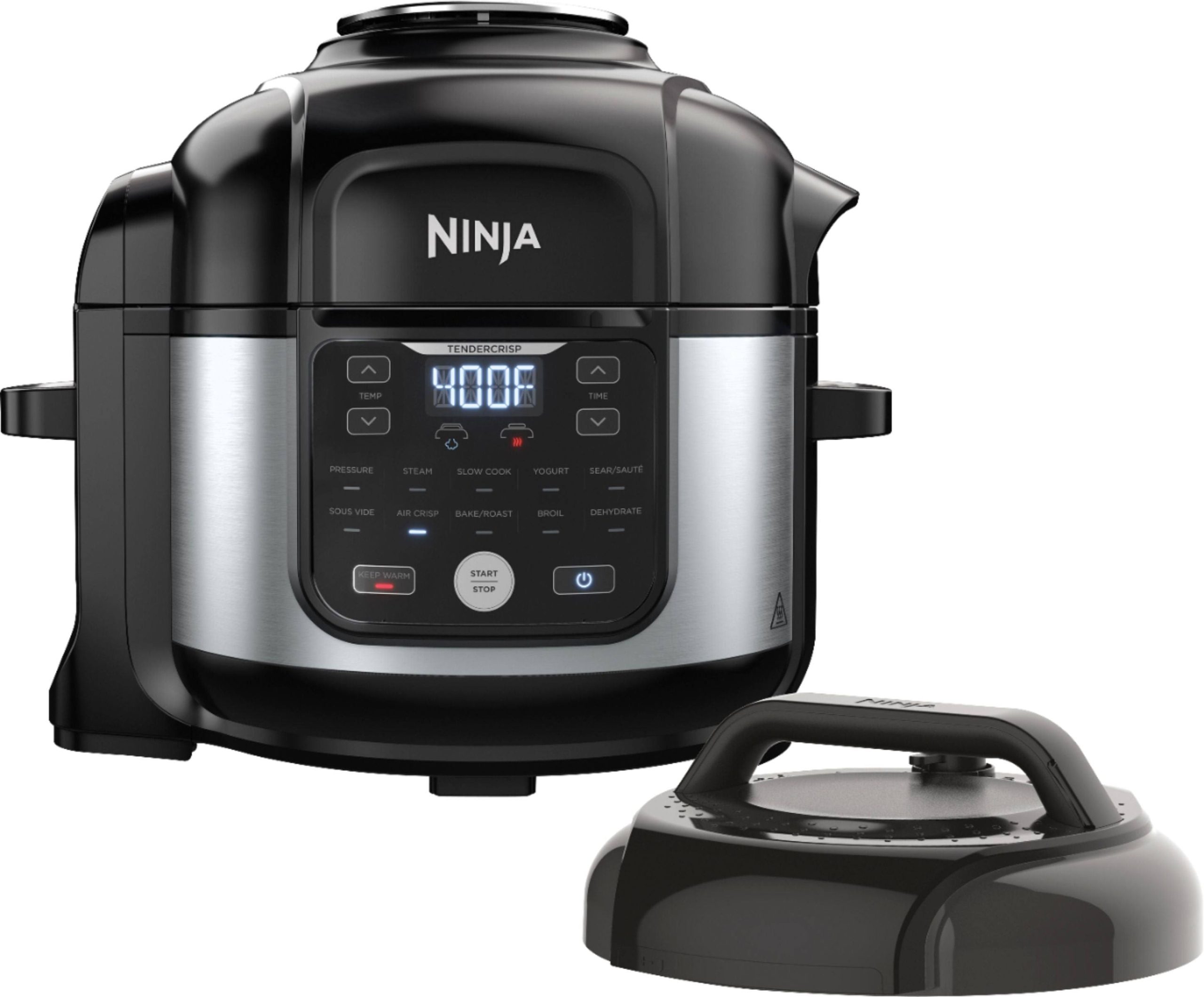 3c3ce8ecf3c4c1565efe2cc7f2093b9668d405762bd0b6881a4cc22ac8ced9a6.jpg Ninja Foodi 8qt. 9-in-1 Deluxe XL Pressure Cooker & Air Fryer - Image 1
