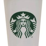 Starbucks White Reusable Travel Mug/Cup/Tumbler Grande Medium, 16oz 473ml