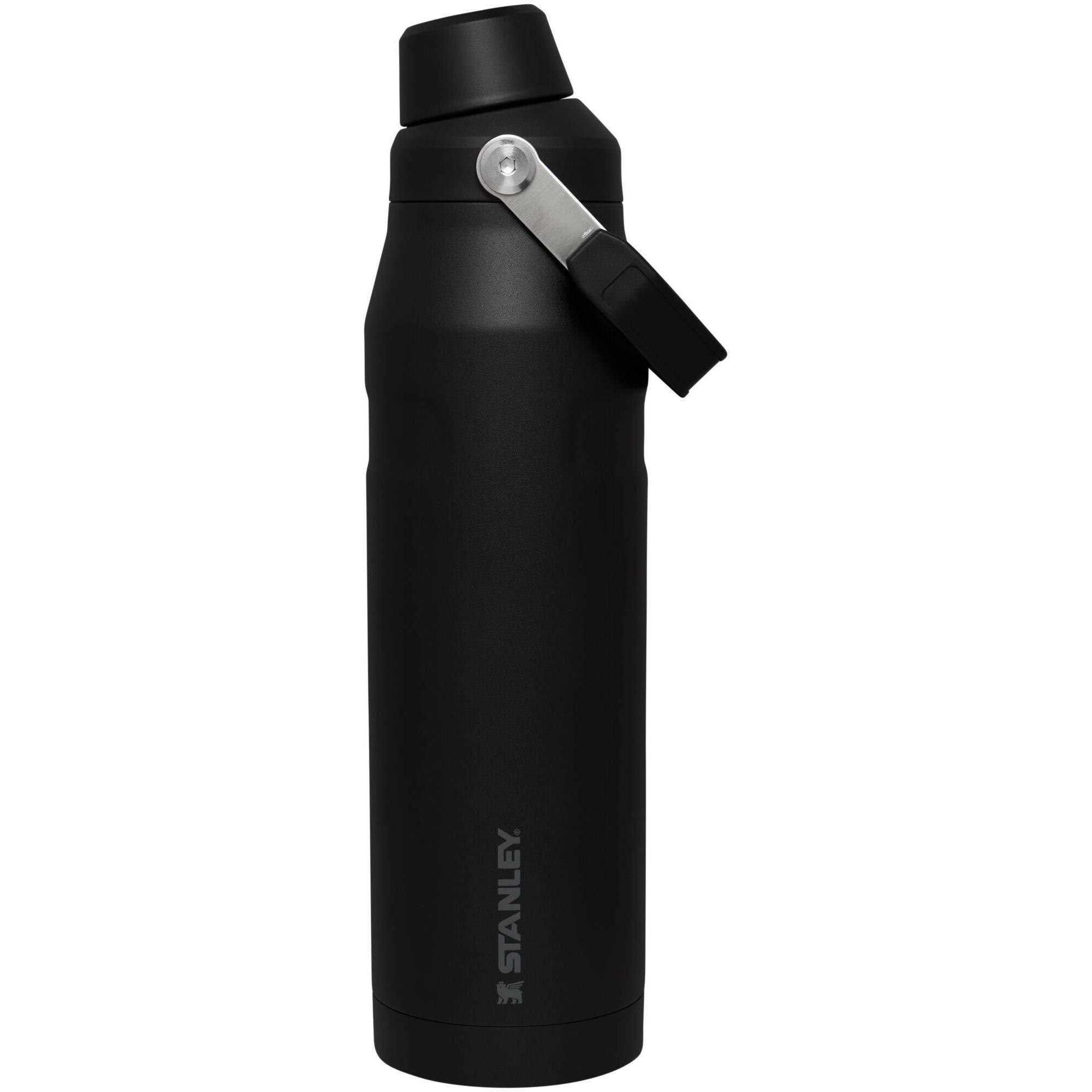 3ca7f2fcbde7112d3f2b386ac6262e1c0da922014eb4b9ba382556191be8eedd.jpg Stanley 36oz IceFlow Aerolight Water Bottle Fast Flow - Black - Image 1