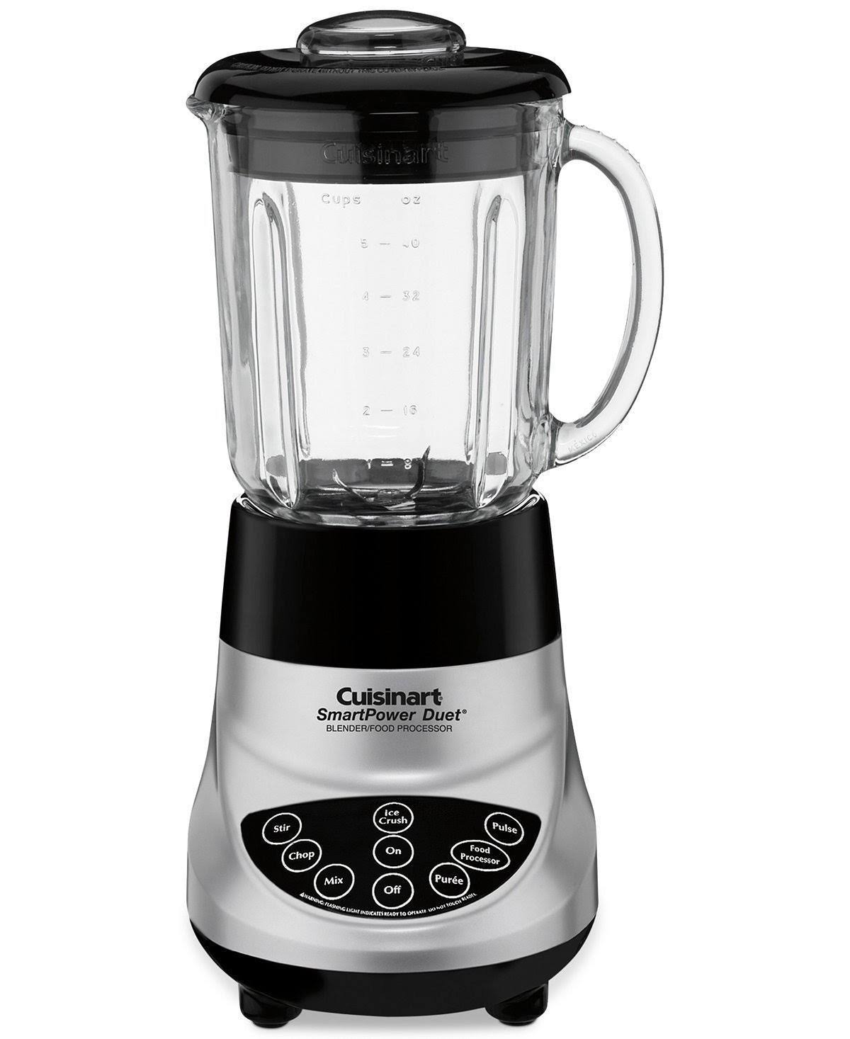 3cbc3d9a58db63d0859fb2c88677dafe5b63d4f80d32af84b88cda53c7347da8.jpg Cuisinart Smartpower Duet /Food Processor, 1.5 quart, Silver - Image 1