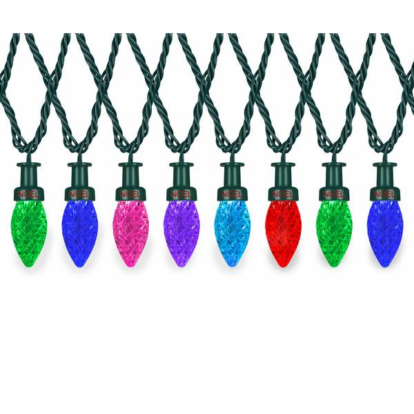 Gemmy - Lightshow ColorMotion Color-Changing C9 Light Set, 24-Lights