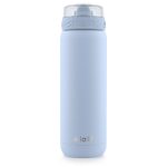 Ello Cooper 22oz Stainless Steel Water Bottle with Straw and Carry Handle, Double Walled and Vacuum Insulated Metal, Leak Proof Locking Lid with Soft