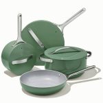 Caraway Non-Toxic Ceramic Non-Stick Cookware 7-Piece Set - Sage
