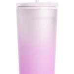 Simple Modern Double Wall Plastic Classic Tumbler with Lid and Straw | 24 fl oz , Electric Lavender