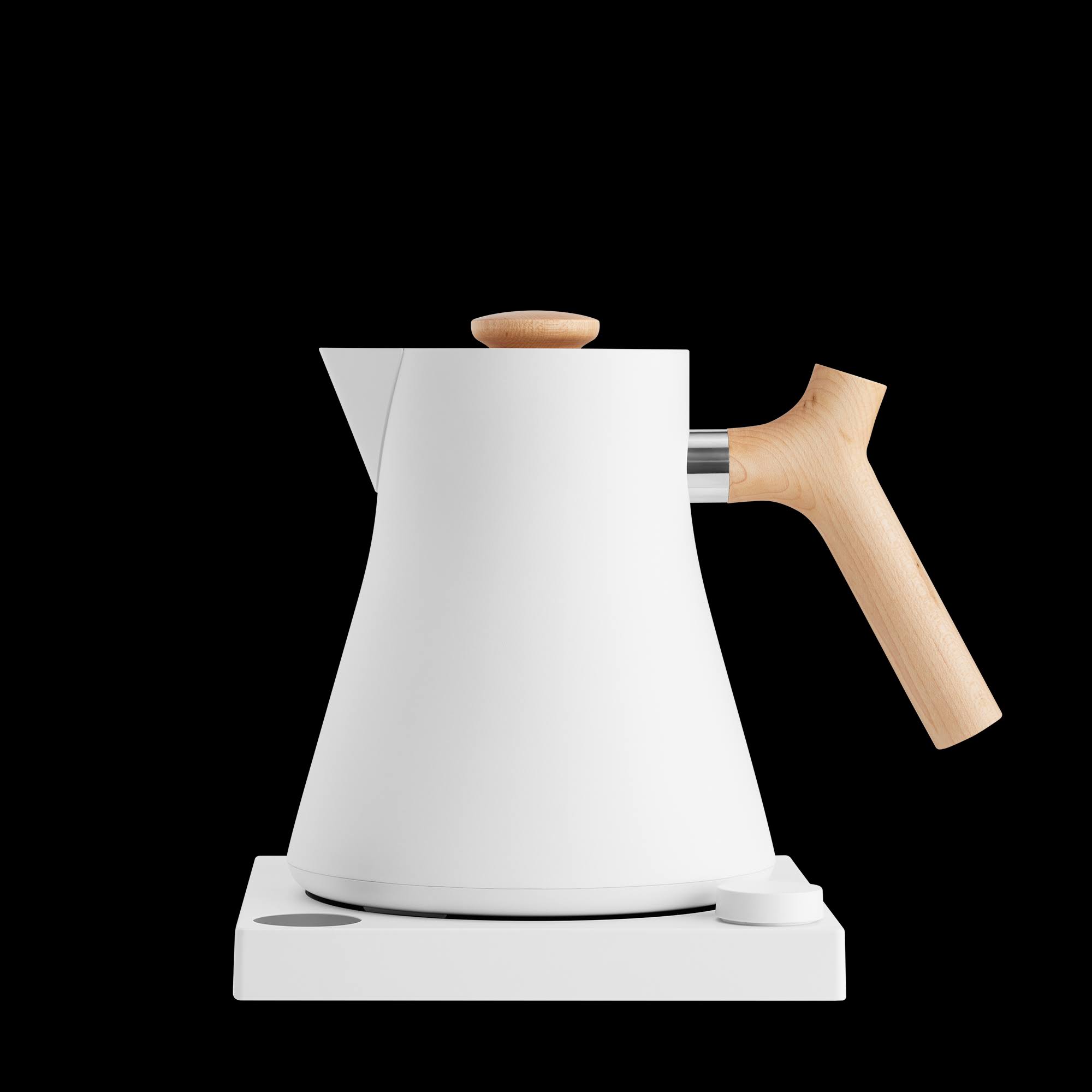 3da9613b6e9f9b50b4c86f7b930fbce1f8c91c9cfb08f6b1149f3016bdda6812.jpg Fellow Corvo EKG Electric Kettle in White Tones - Image 1