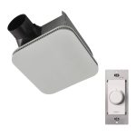 Broan Roomside 110 CFM, 1 Sone Fan, CleanCover, Energy Star with Infinitely Adjustable Speed Control Switch