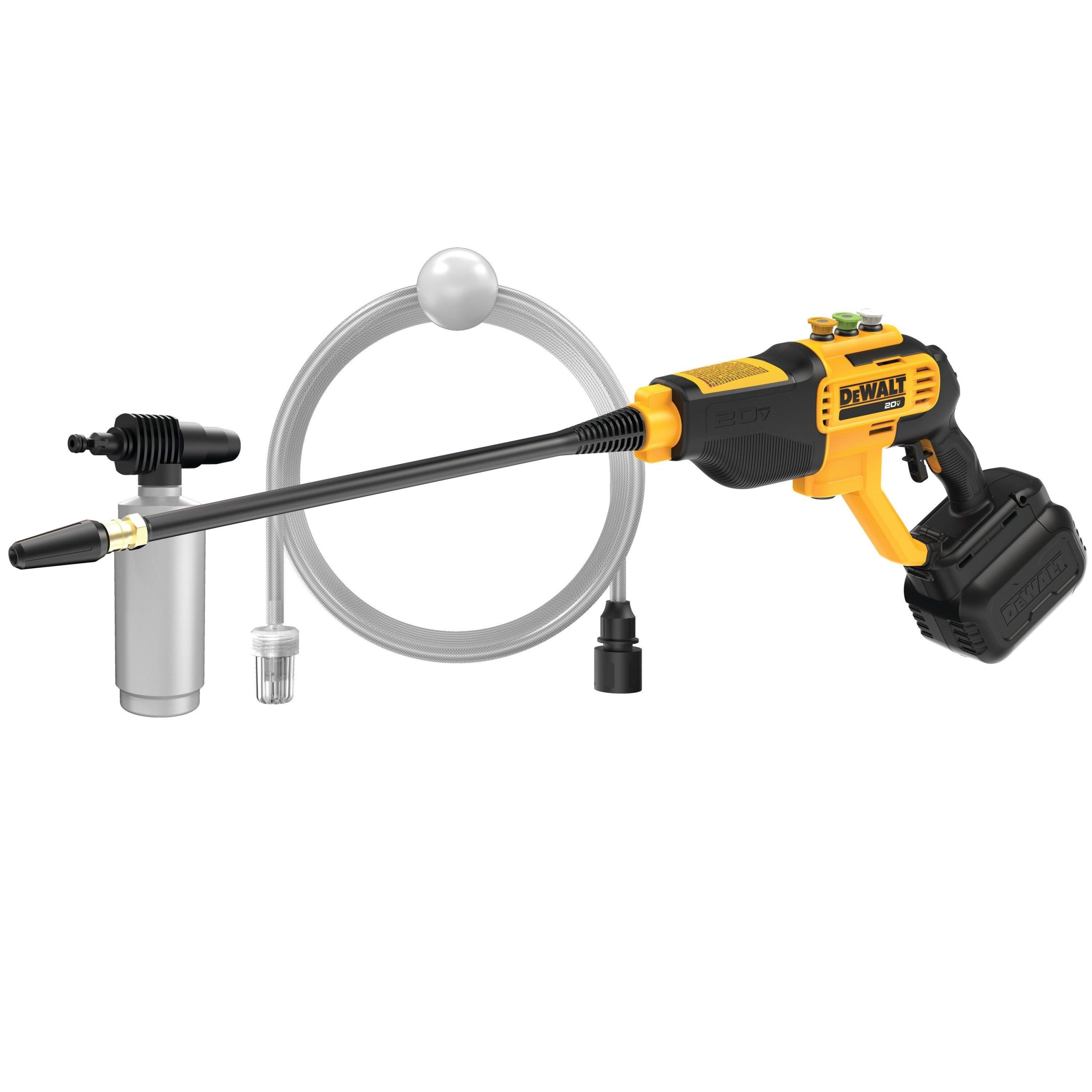 3dfd77ce6eda2e5d8b33387a5a74210626908e4c1953474e5724cbdc2ea70afd.jpg DeWalt DCPW550P1 20V MAX* 550 PSI Cordless Power Cleaner Kit - Image 1