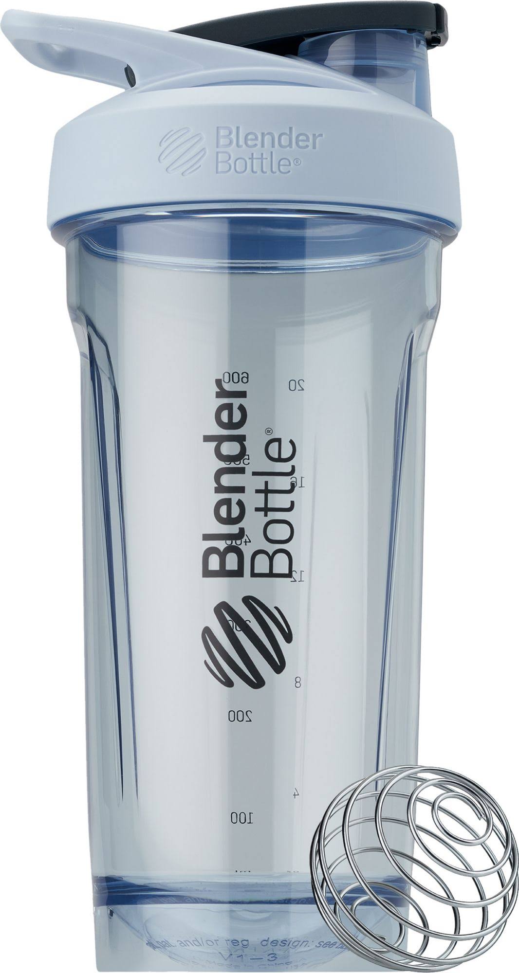 3e4a3e8edff3e383bd4488c8c21a50ea76645d4d8130277b85d3a42172518ce4.jpg BlenderBottle 28 oz Strada Tritan Shaker, Light Blue - Image 1
