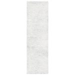 Abstract Handmade Tufted Wool Dark Gray/Ivory Area Rug Latitude Run Rug Size: Runner 2'3'' x 10'
