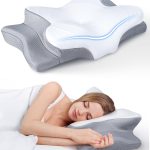 Cozyplayer Ultra Pain Relief Cooling Pillow for Neck Support, Adjustable Cervical Pillow Cozy Sleeping, Odorless Ergonomic Contour Memory Foam Pillows