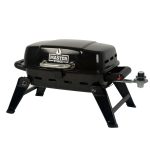 Master Forge 178-sq in Black Porcelain Coated Portable GAS Grill Stainless Steel | GBT23010L