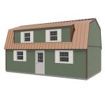 Best Barns Camp Reynolds 28 ft. x 16 ft. Wood Storage Building, Clear