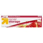 Jumbo 2.5 Gallon Slider Storage Bag - 15ct - Up & Up