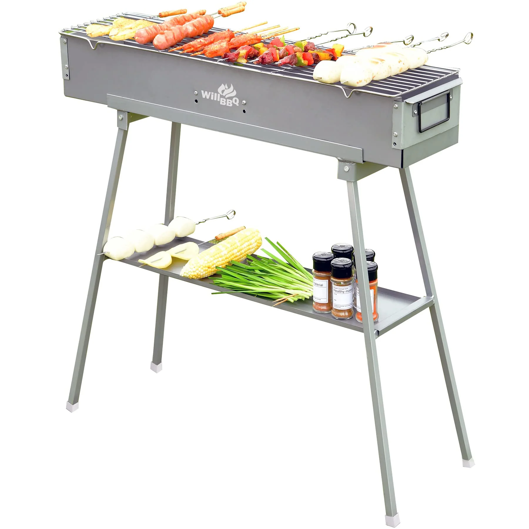 3f6c8c0d4aaeb5dd4b43cc27c9acacf268ae2b1ef1a3e7573ec067cbb903399b.webp WILLBBQ Commercial Portable Charcoal Grills - Image 1