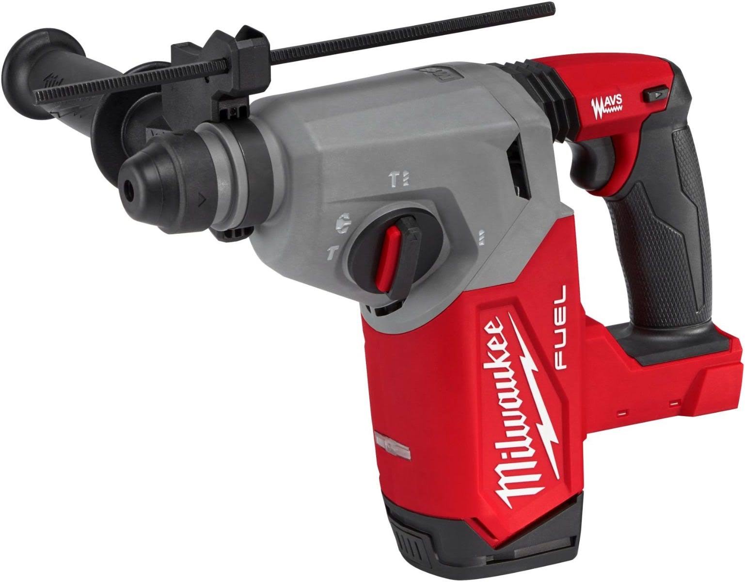 3f806e160aa5760ec3250b8c014ccc6bf9ea0c9e0a78eec61644a07841e445d2.jpg Milwaukee Tool 2912-20 M18 Fuel 1 in SDS Plus Rotary Hammer - Image 1