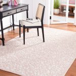 Martha Stewart Trace MSR3513U Ivory / Pink 6' x 9' Area Rug
