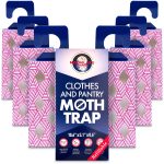 Moth Traps for Clothes & Pantry - Dual Pantry Moth Trap and Clothing Moth Traps - Natural & Odor-Free Closet and Pantry Moth Traps with Pheromones -