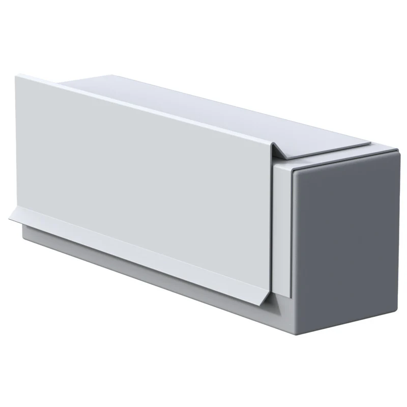 Flashco PVC Gravel Stop Flashing 2 in. x 3 in. - Gray