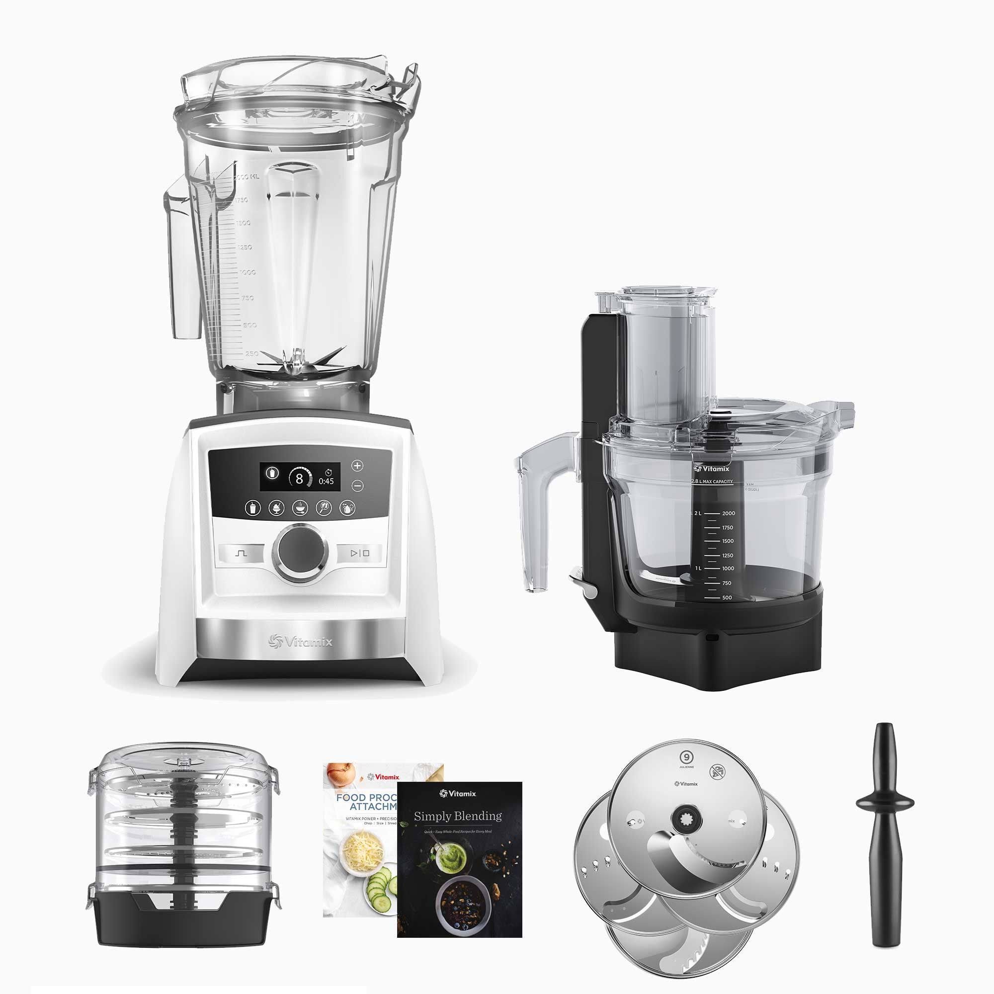 3fb8bb568a3d097b1eee0043185b8bca2c6d0bdbba103bea8976d083a723a6b7.jpg Vitamix - A3500 Gourmet SmartPrep Kitchen System - White - Image 1