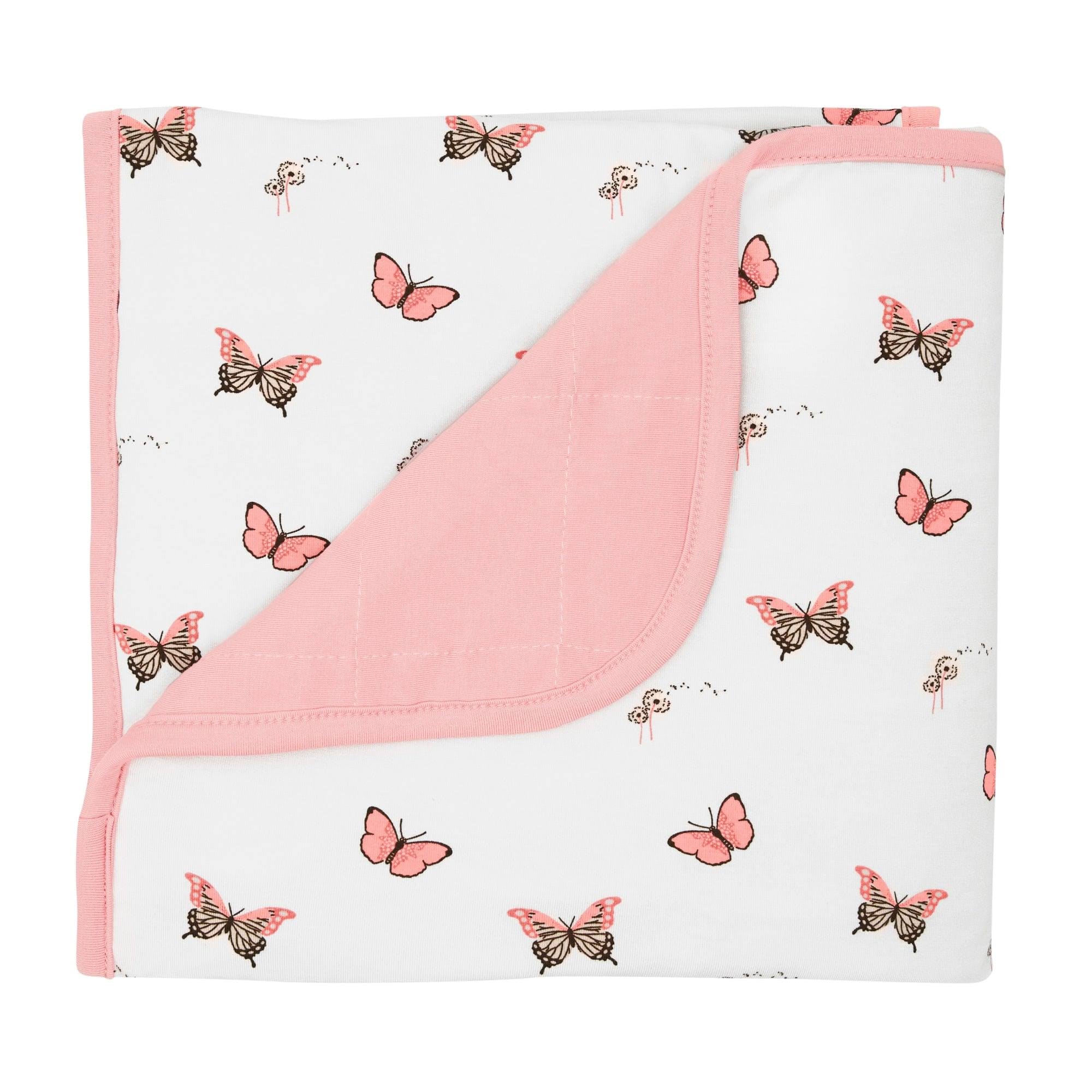 4002acba8c9565053c8929b903c92d103a29f049139a3e73c3fdb48b2f61d285.jpg Kyte Baby Blanket in Butterfly - Image 1
