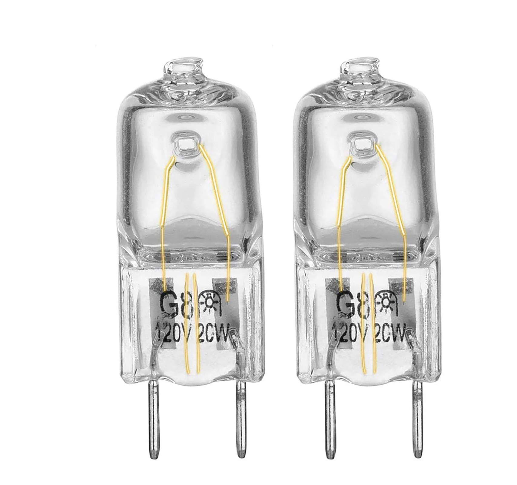 4009894bab59c8bf05bdadd3999885f24229371c1ee669cf50a3608eda5c7212.jpg UP2WIN Light Bulb for GE Microwave Oven - Halogen Light Bulb Fits for GE Samsung Kenmore Elite Maytag Over The Stove Range Microwave Night Light/Stove - Image 1