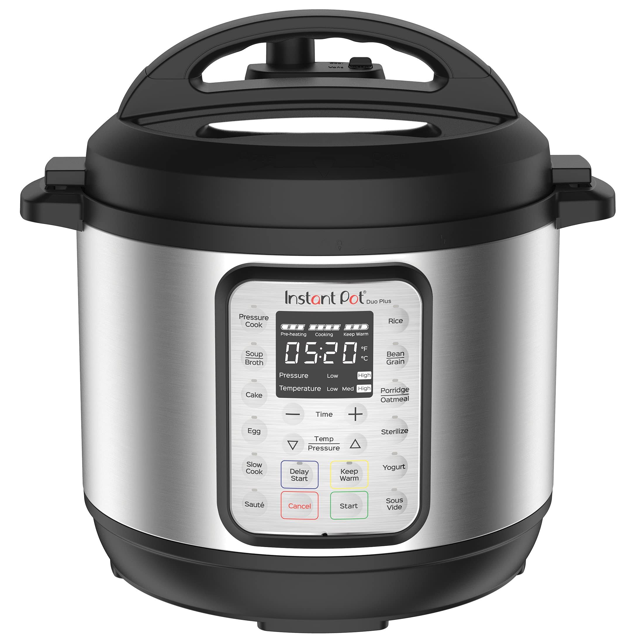 4029e118de8642d156cef63b63a96a981c4723824589e68ba4919003255c4621.jpg Instant Pot Duo Plus 3 Quart 9-in-1 Multi-Use Programmable Pressure Cooker - Image 1
