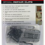 Walboard 54-014 6-Count Drywall Repair Clips