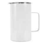 Celebrate It 15 Ounce White Stainless Steel Coffee Mug - Each