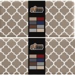 Gorilla Grip 2 Piece Ergonomic Kitchen Anti Fatigue Comfort Mat, Comfortable Thick Padded Rugs, Stain Resistant Supportive Durable Cushion, Office