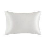 Madison Park Standard 100% Mulberry Silk Pillowcase | White
