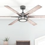 Honeywell Kaliza 56-Inch Gun Metal Indoor LED Ceiling Fan with Remote