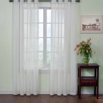 Arm & Hammer 1-Panel Fresh Odor Neutralizing Voile Window Curtain, White, 63"