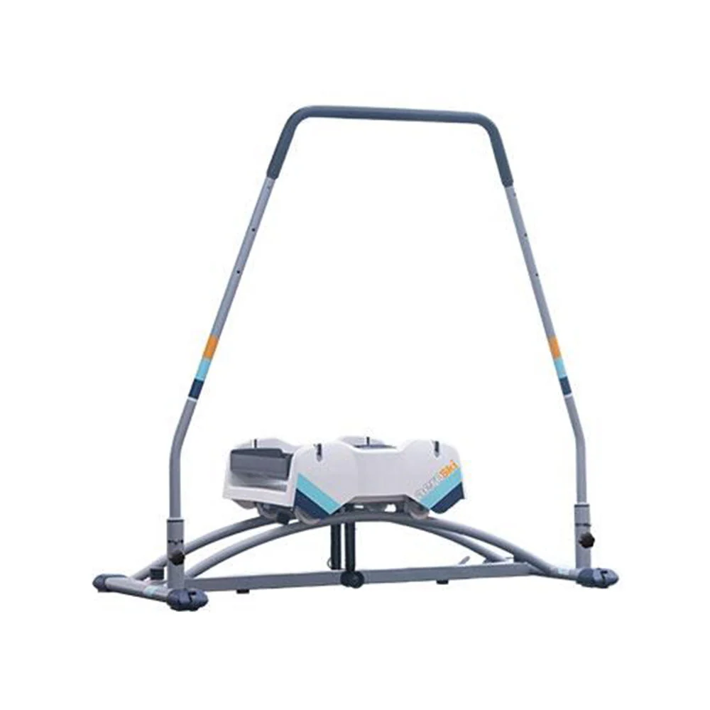 Aeroski 2.0 Ski Fitness Workout Machine with Recoil Spring Resistance. Gray