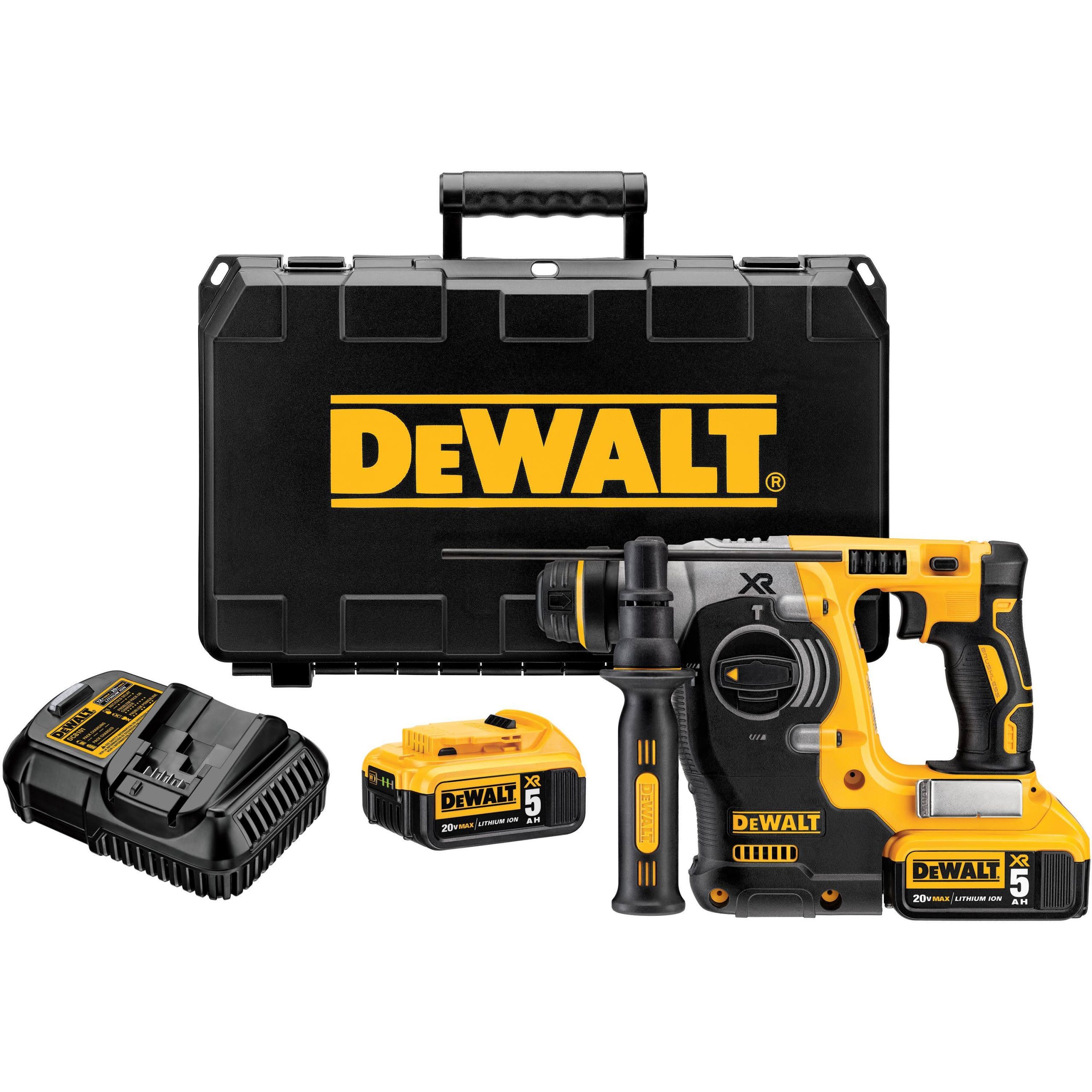 40eb7b11466093adfd6601b86b1d27b8b0f48d662e80dae803a24402771586a5.jpg DeWalt 20V Max Brushless SDS Rotary Hammer DCH273P2 - Image 1