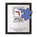 PictureFrameFactoryOutlet Puzzle Frame | Picture Frame | Poster Frame | Puzzle Frame | 1.25 inch Black MDF Frame | Plexi Glass and Hanging Hardware